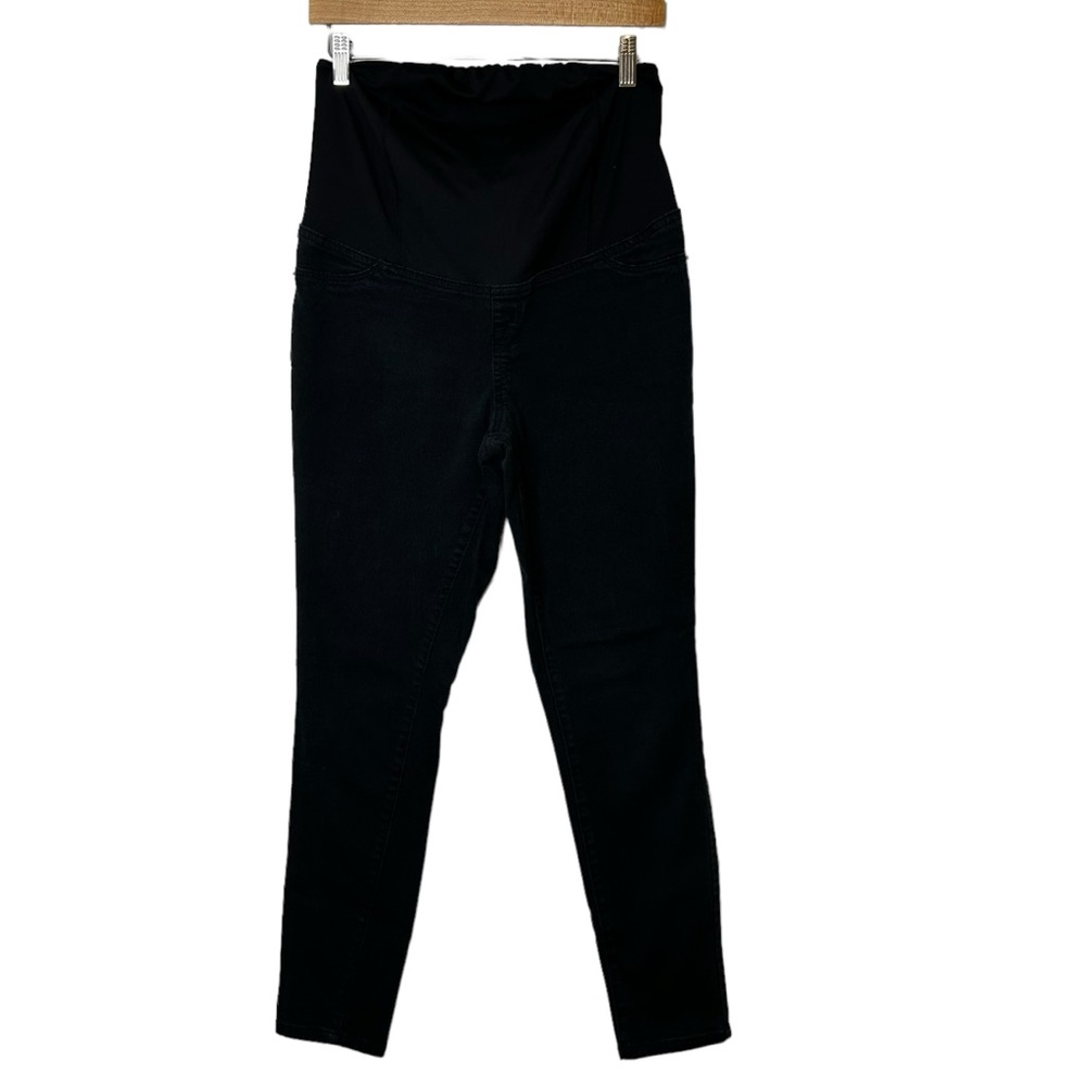 Isabel Maternity Skinny Jeans Over the Belly Black Size 6